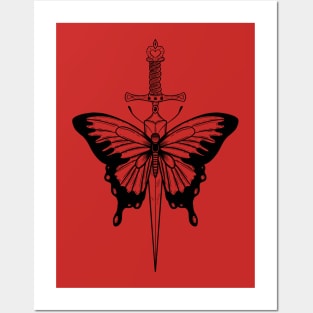 Butterfly knife Posters and Art